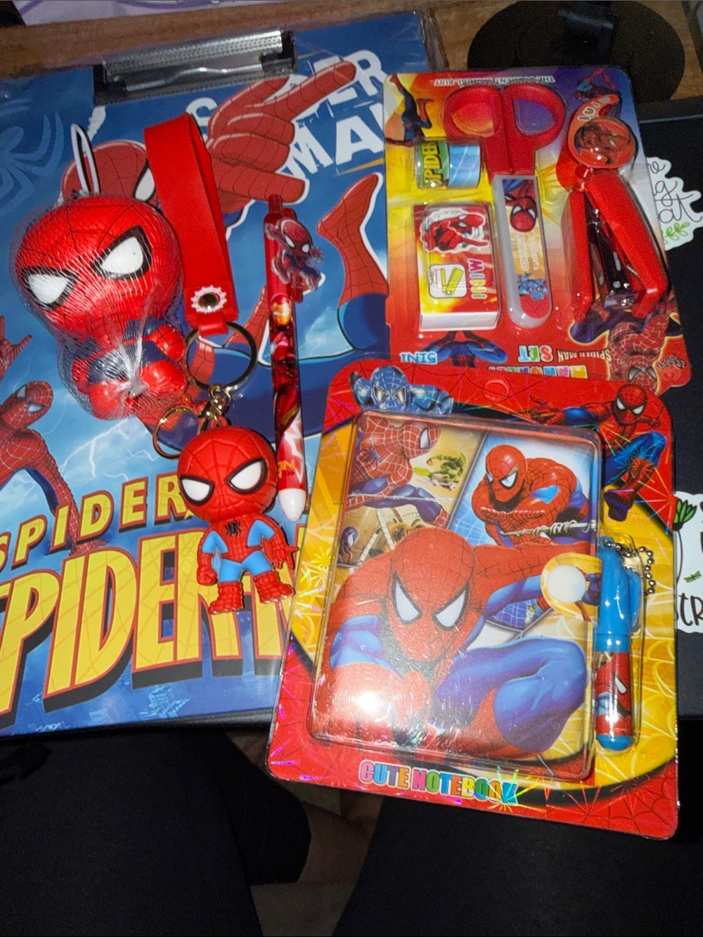 Spider-Man Kids Stationery & Accessories Set - Red